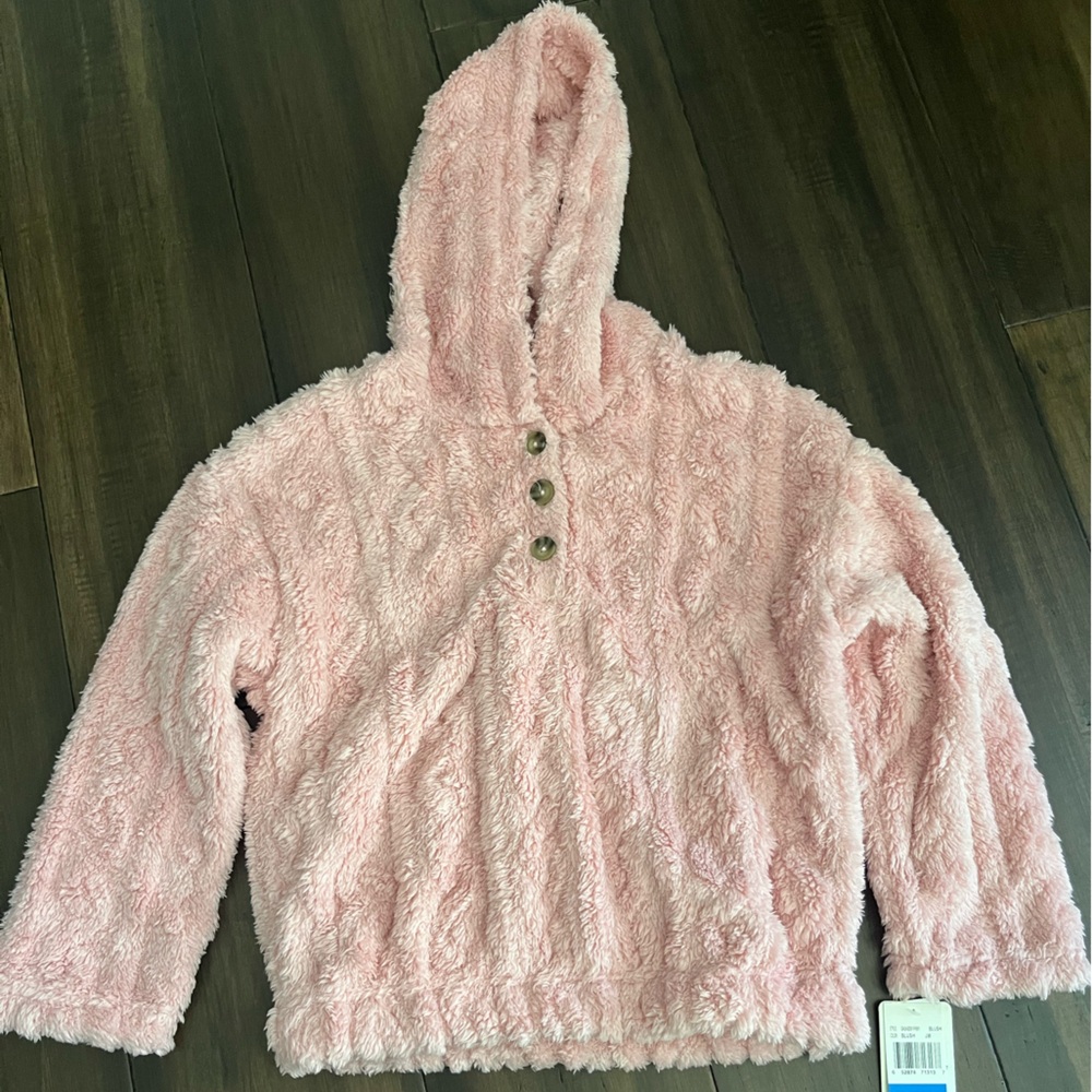 NWT Cozy Pink Fuzzy Jacket